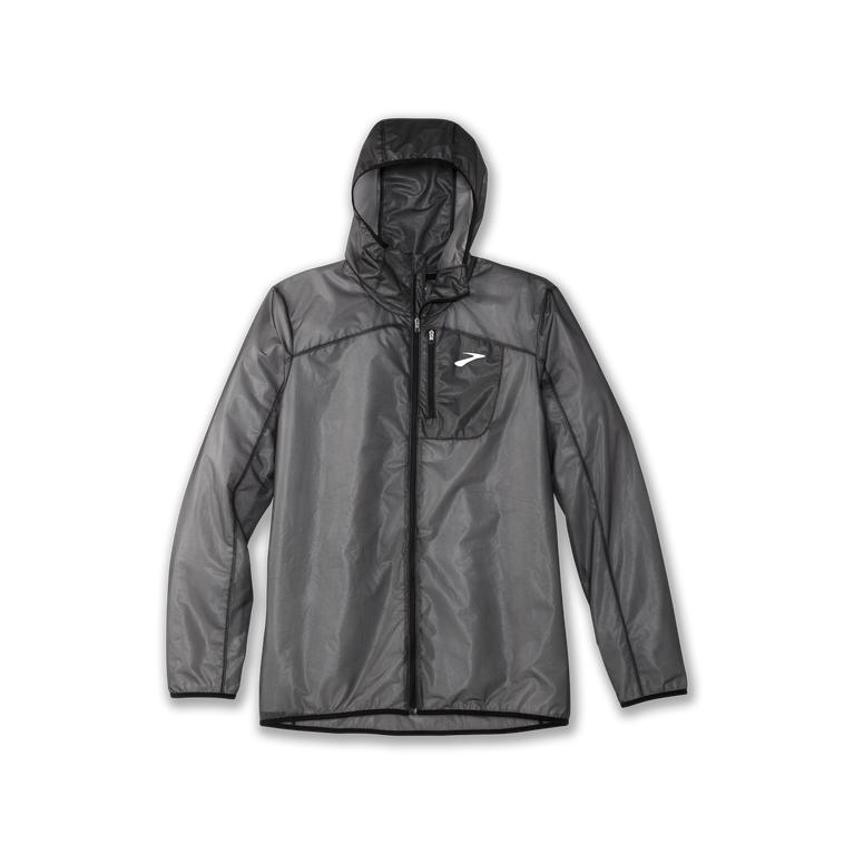 Brooks Mens All Altitude Weatherproof Running Jackets - Black (237491-MGI)